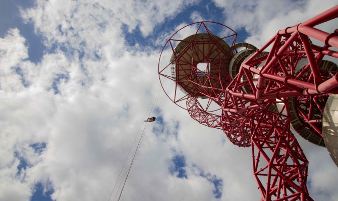 The London Abseil at the ArcelorMittal Orbit